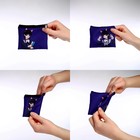 Кошелек детский текстильный "Девочка", 11х9х0,5 см, цвет фиолетовый - Фото 2