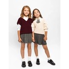 Жилет для девочки Amarobaby Knit, рост 140 см, цвет бордовый - Фото 7