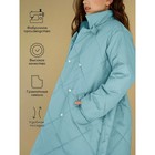 Пальто стёганое для девочек PRETTY, рост 122-128 см, цвет голубой - Фото 5