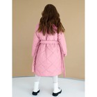 Пальто стёганое для девочек PRETTY, рост 122-128 см, цвет розовый - Фото 15
