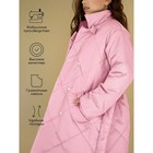Пальто стёганое для девочек PRETTY, рост 122-128 см, цвет розовый - Фото 5
