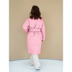 Пальто стёганое для девочек PRETTY, рост 122-128 см, цвет розовый - Фото 8