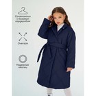 Пальто стёганое для девочек PRETTY, рост 122-128 см, цвет синий - Фото 2