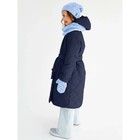 Пальто стёганое для девочек PRETTY, рост 122-128 см, цвет синий - Фото 16
