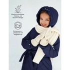Пальто стёганое для девочек PRETTY, рост 122-128 см, цвет синий - Фото 4