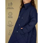 Пальто стёганое для девочек PRETTY, рост 122-128 см, цвет синий - Фото 5
