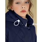Пальто стёганое для девочек PRETTY, рост 122-128 см, цвет синий - Фото 9