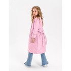 Пальто стёганое для девочек TRENDY, рост 122-128 см, цвет розовый - Фото 9