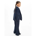 Пиджак для девочки Amarobaby Study Lass, рост 140 см, цвет синий - фото 27807747