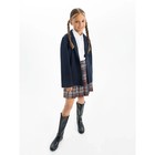 Пиджак для девочки Amarobaby Study Lass, рост 140 см, цвет синий - фото 27807748