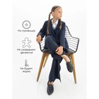 Пиджак для девочки Amarobaby Study Lass, рост 140 см, цвет синий - фото 27807738