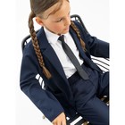 Пиджак для девочки Amarobaby Study Lass, рост 140 см, цвет синий - фото 27807743