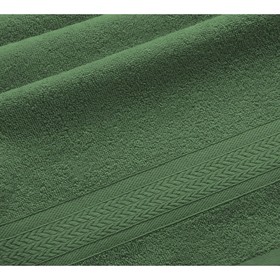 Полотенце махровое, 400 гр, размер 40x70 см, цвет травяной