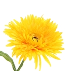 цветы искусственные астра желтая 65 см - Фото 2