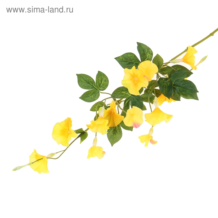 цветы искусственные моринг славы желтый 70 см - Фото 1