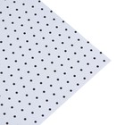 Бумага упаковочная крафтовая белая «Горошек», 50 x 70 см - Фото 3