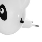 Ночник RISALUX «Панда», 4 LED × 1 Вт, 220 В, 9 см, белый - Фото 4