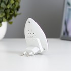 Ночник «Светлячок» с датчиком освещения, 3_LED х 1 Вт, 10 см (220 В) фиолет. RISALUX - Фото 3