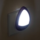 Ночник "Светлячок" с датчиком освещения, 3_LED х 1 Вт, 10 см (220В) фиолет. RISALUX - Фото 4