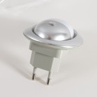Ночник "Светлячок" с датчиком освещения, 3_LED х 1 Вт, 10 см (220В) серебр. RISALUX - Фото 2