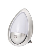Ночник RISALUX «Светлячок» с датчиком освещения, 3 LEDх1 Вт, 10 см, 220 В, серебряный - Фото 6