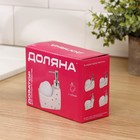 Дозатор для моющего средства с подставкой для губки Доляна «Узор», 150 мл - фото 27005672