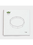 Поднос Fairyshine, 16.5×2.5 см, с золотой отводкой, стекло, прозрачный - Фото 7