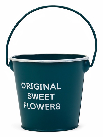 Кашпо «Ведёрко Original», 11×11×10 см, изумрудное