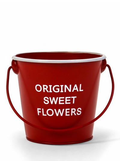 Кашпо «Ведёрко Original», 11×11×10 см, красное