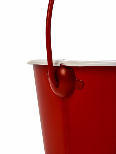 Кашпо «Ведёрко Original», 11×11×10 см, красное