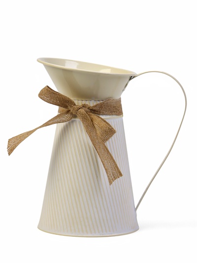 Кашпо «Кувшин Гленн», 12×12×20 см, бежевое