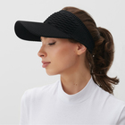 Козырёк женский MINAKU, цв. чёрный, р-р 56-58 10107195