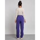 Брюки утеплённые женские, размер 42, цвет фиолетовый - Фото 17