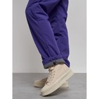 Брюки утеплённые женские, размер 42, цвет фиолетовый - Фото 8