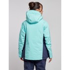 Куртка горнолыжная женская зимняя, размер 58, цвет бирюзовый - Фото 4