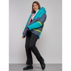 Куртка горнолыжная женская зимняя, размер 52, цвет голубой - Фото 20
