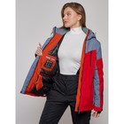 Куртка горнолыжная женская зимняя, размер 56, цвет красный - Фото 14