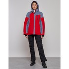 Куртка горнолыжная женская зимняя, размер 56, цвет красный - Фото 19