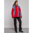 Куртка горнолыжная женская зимняя, размер 56, цвет красный - Фото 4