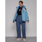 Куртка горнолыжная женская зимняя, размер 58, цвет голубой - Фото 8