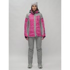 Куртка горнолыжная женская зимняя, размер 52, цвет розовый - Фото 13