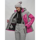 Куртка горнолыжная женская зимняя, размер 58, цвет розовый - Фото 10