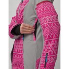 Куртка горнолыжная женская зимняя, размер 58, цвет розовый - Фото 6