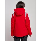 Куртка горнолыжная женская, размер 42, цвет красный - Фото 4
