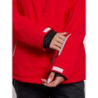 Куртка горнолыжная женская, размер 42, цвет красный - Фото 5