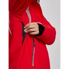 Куртка горнолыжная женская, размер 42, цвет красный - Фото 6