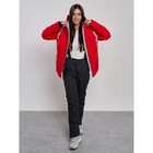 Куртка горнолыжная женская, размер 42, цвет красный - Фото 9