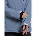 Куртка горнолыжная женская, размер 42, цвет серый - Фото 4