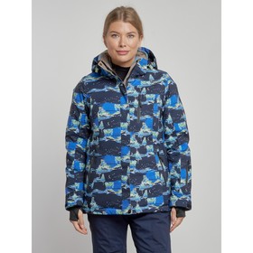 Куртка горнолыжная женская зимняя, размер 42, цвет тёмно-синий