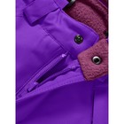 Костюм горнолыжный для девочки, рост 110 см, цвет фиолетовый - Фото 13